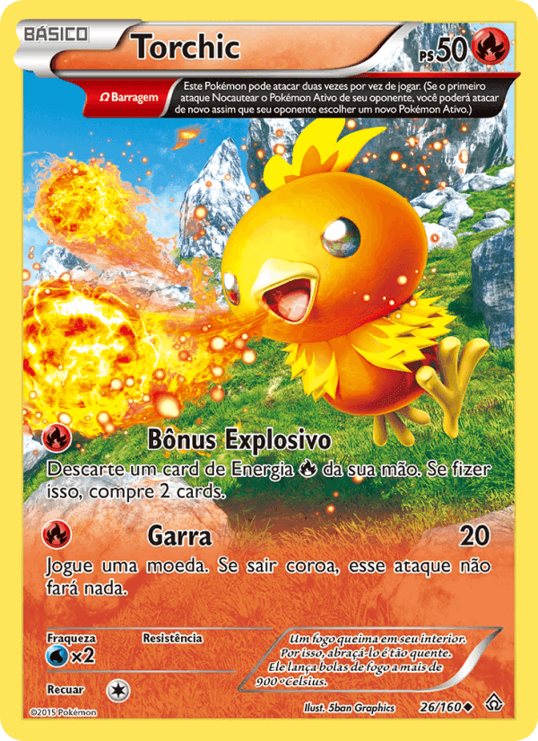 Torchic, carta 26 de Conflito Primitivo