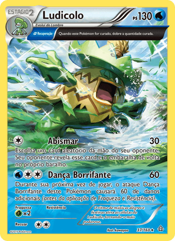 Ludicolo, carta 37 de Conflito Primitivo