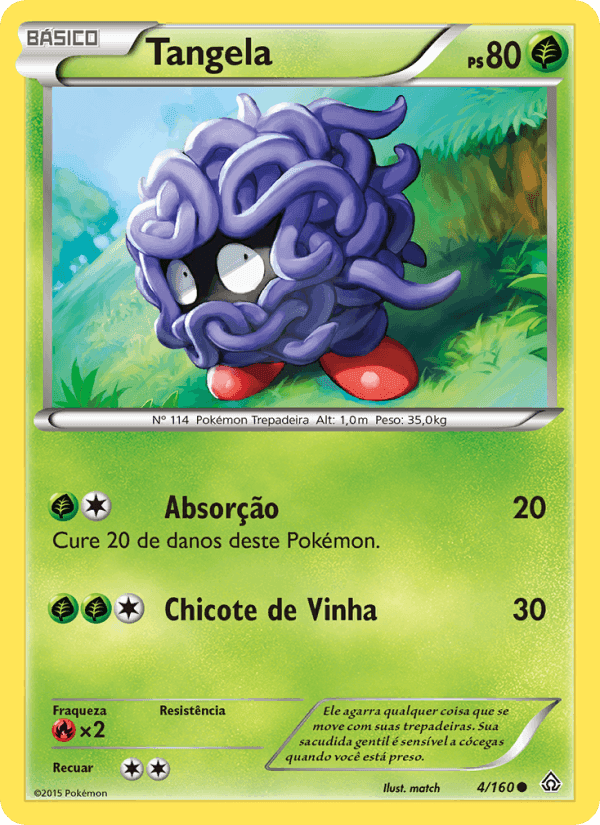 Tangela, carta 4 de Conflito Primitivo
