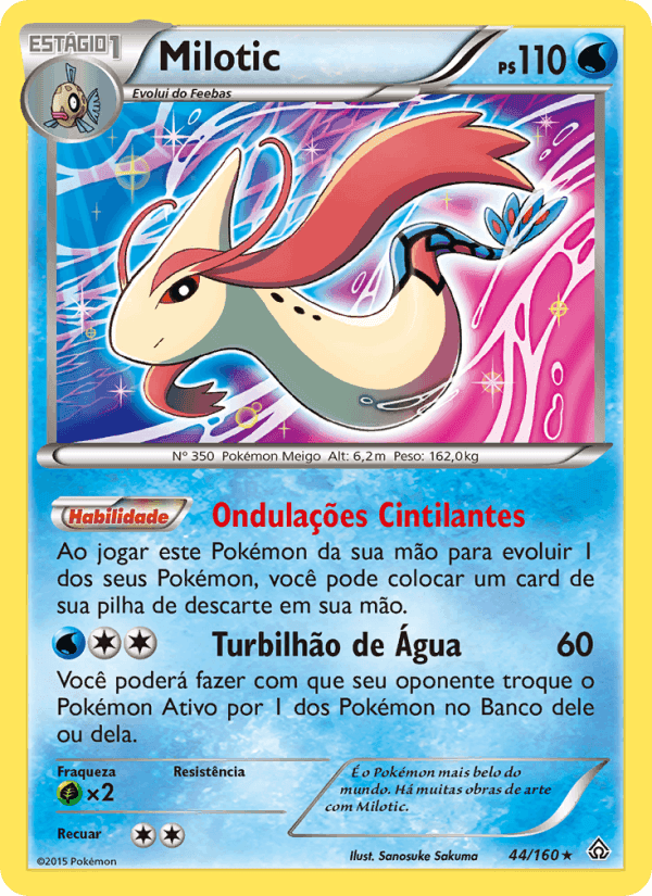 Milotic, carta 44 de Conflito Primitivo