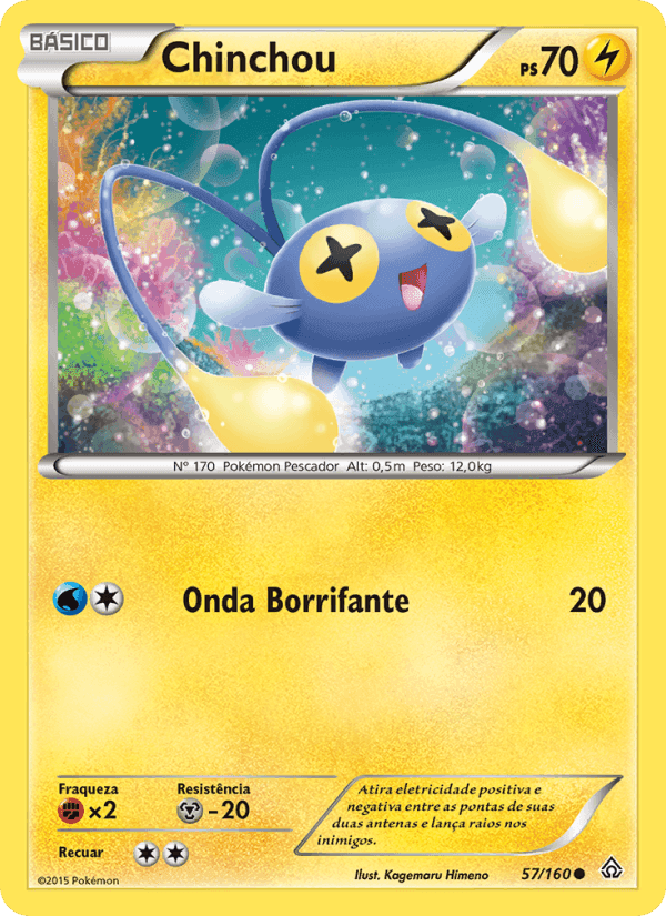Chinchou, carta 57 de Conflito Primitivo