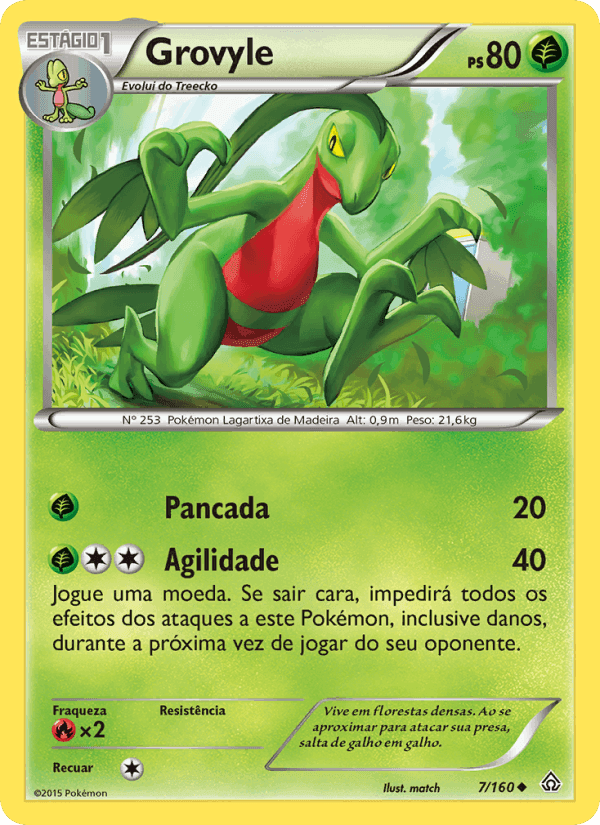 Grovyle, carta 7 de Conflito Primitivo
