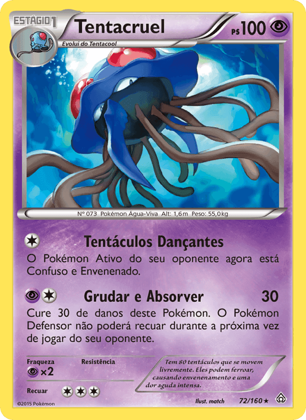 Tentacruel, carta 72 de Conflito Primitivo