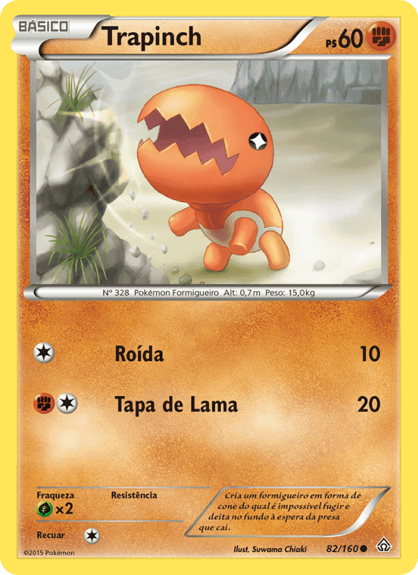 Trapinch, carta 82 de Conflito Primitivo