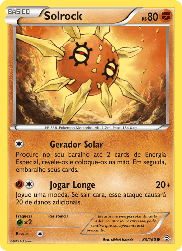 Solrock, carta 83 de Conflito Primitivo