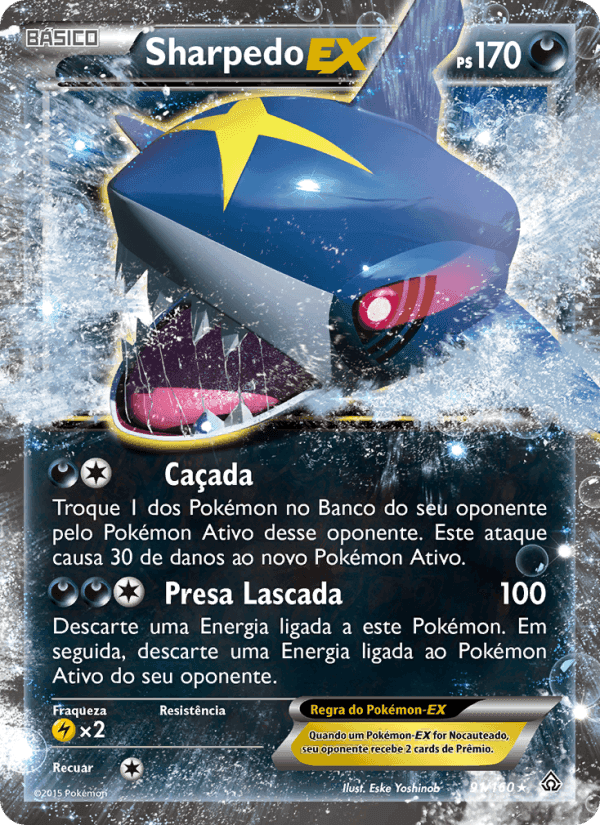 Sharpedo EX, carta 91 de Conflito Primitivo
