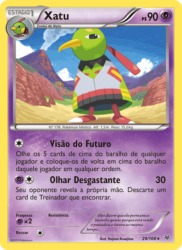 Xatu, carta 29 di Céus Estrondosos