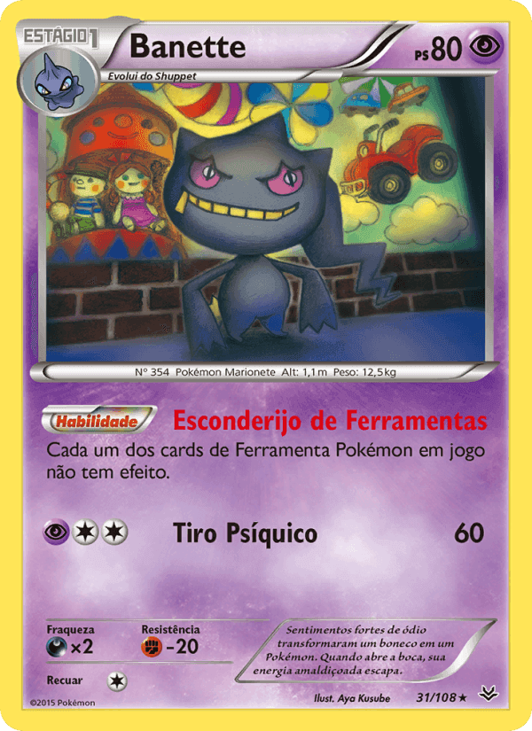 Banette, carta 31 de Céus Estrondosos