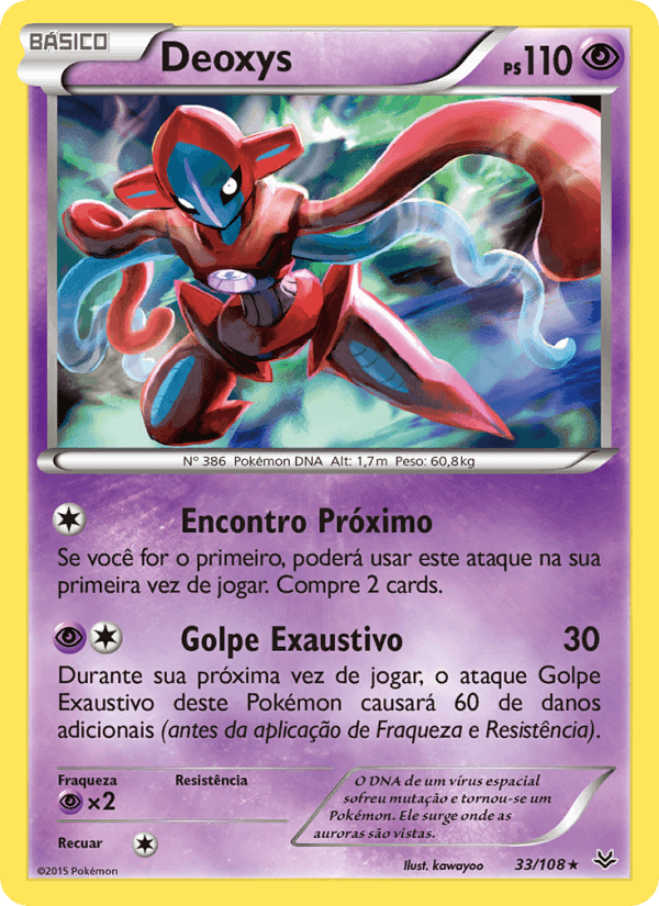 Deoxys, carta 33 di Céus Estrondosos