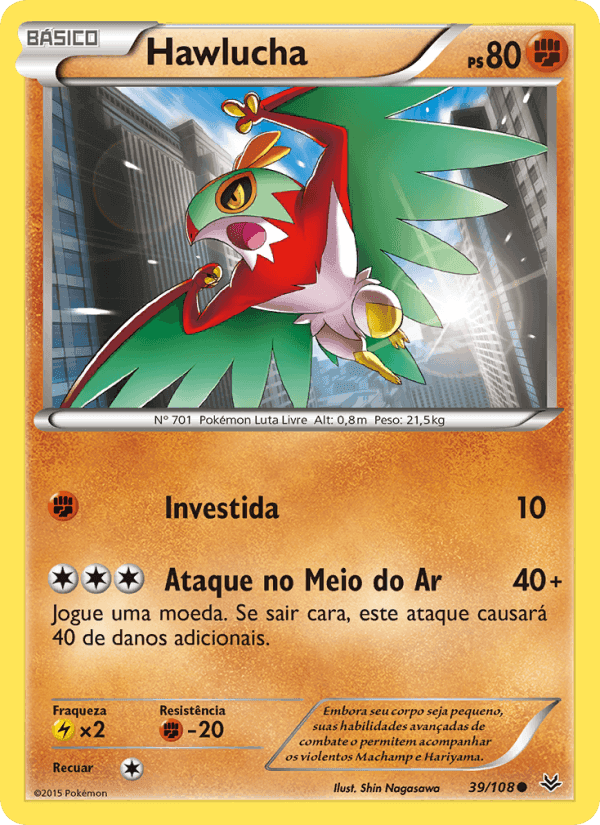 Hawlucha, carta 39 de Céus Estrondosos