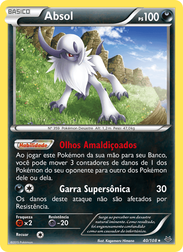 Absol, carta 40 de Céus Estrondosos