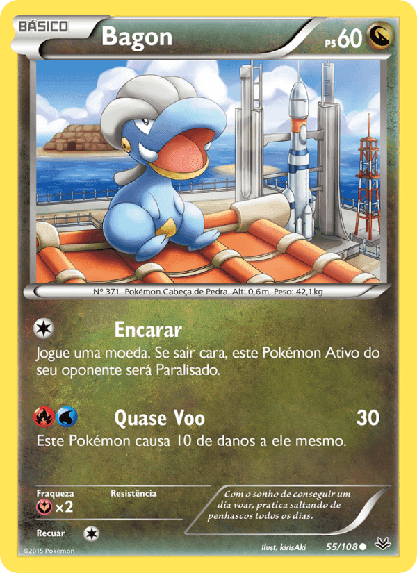 Bagon, card 55 from Céus Estrondosos