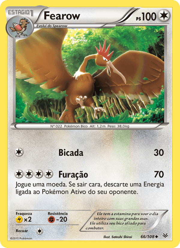 Fearow, carta 66 de Céus Estrondosos