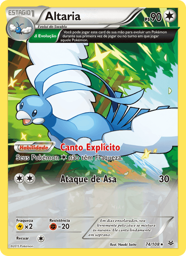 Altaria, carta 74 de Céus Estrondosos