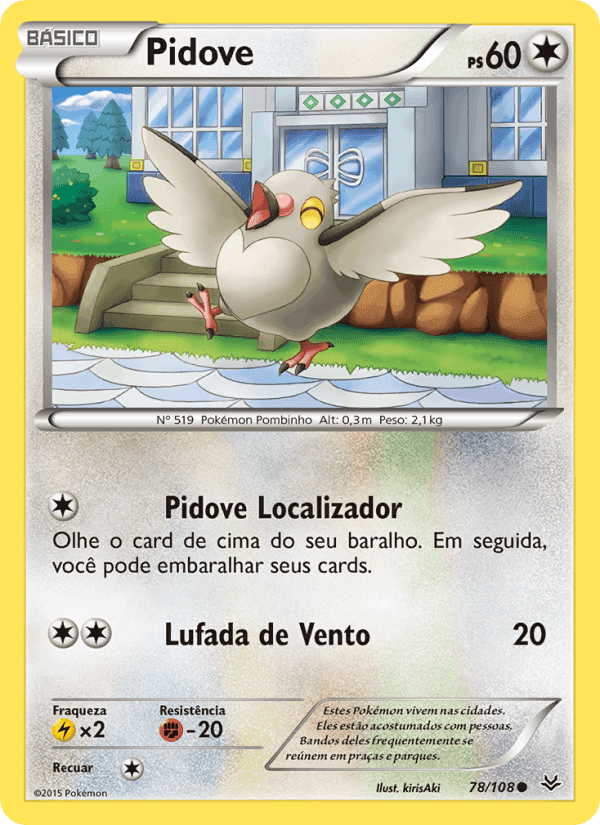 Pidove, carta 78 de Céus Estrondosos