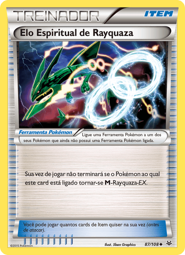 Elo Espiritual de Rayquaza, carta 87 di Céus Estrondosos
