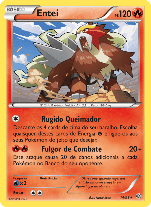 Entei, carta 14 de Origens Ancestrais
