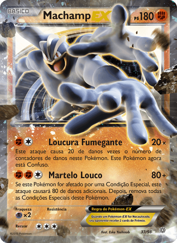 Machamp EX, carta 37 di Origens Ancestrais
