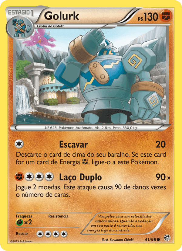 Golurk, carta 41 de Origens Ancestrais