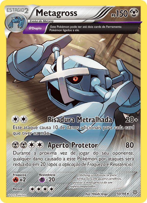 Metagross, carta 50 de Origens Ancestrais
