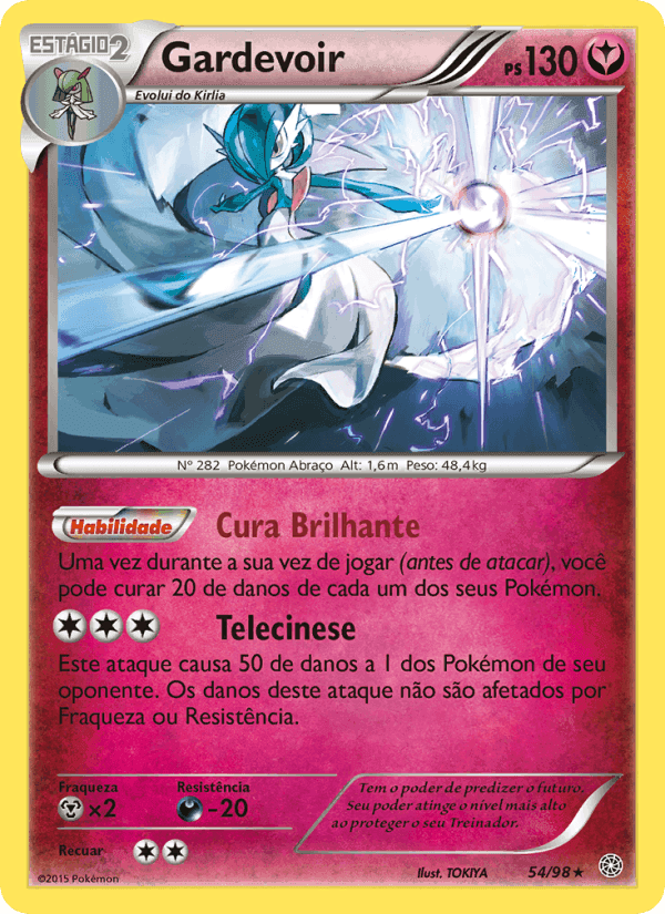 Gardevoir, carta 54 de Origens Ancestrais