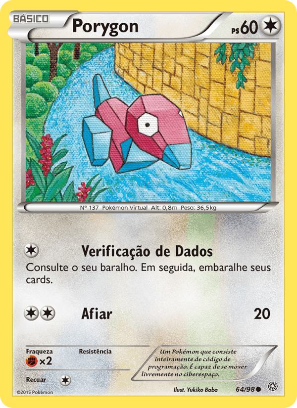 Porygon, carta 64 de Origens Ancestrais