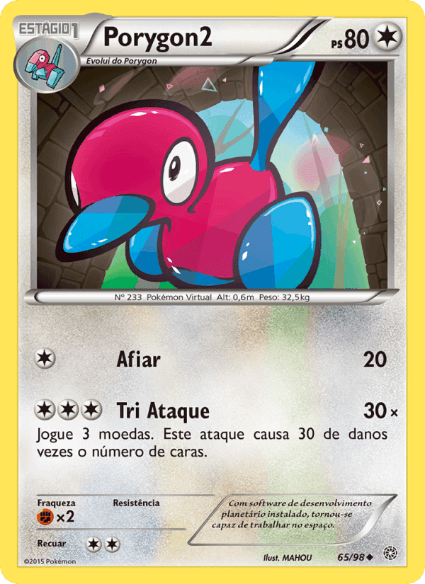 Porygon2, carta 65 de Origens Ancestrais