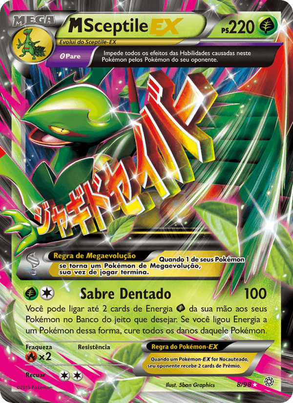 M-Sceptile EX, carta 8 de Origens Ancestrais
