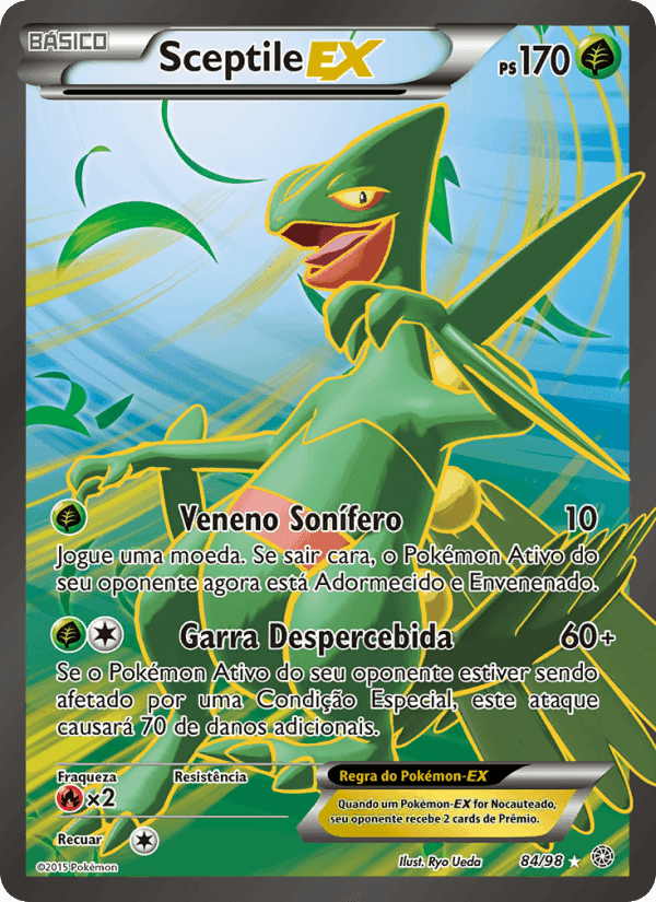 Sceptile EX, carta 84 de Origens Ancestrais