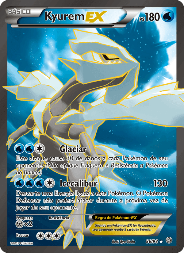 Kyurem EX, carta 86 de Origens Ancestrais