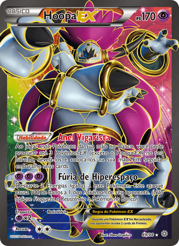 Hoopa EX, carta 89 de Origens Ancestrais