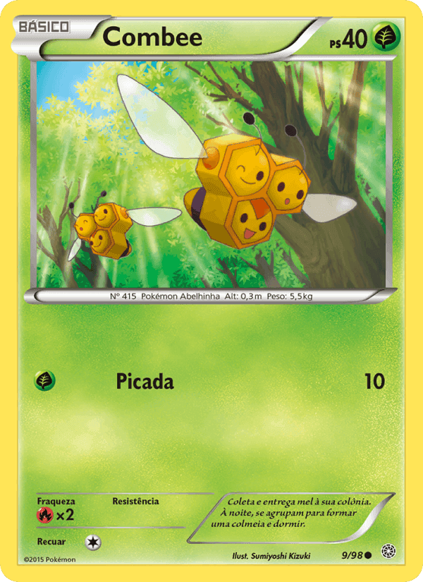 Combee, carta 9 de Origens Ancestrais