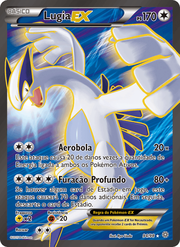 Lugia EX, carta 94 de Origens Ancestrais