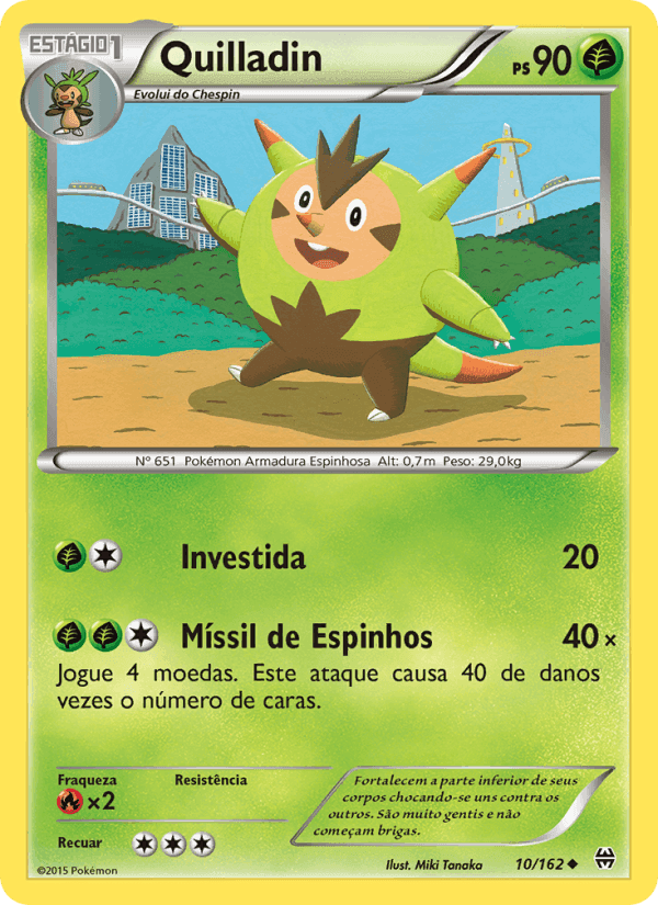 Quilladin, carta 10 de Turbo Revolução