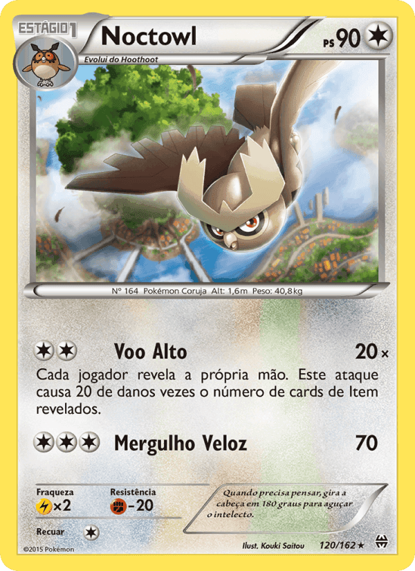 Noctowl, carta 120 de Turbo Revolução