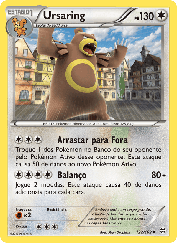 Ursaring, carta 122 de Turbo Revolução