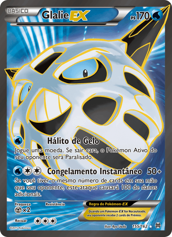 Glalie EX, carta 155 di Turbo Revolução