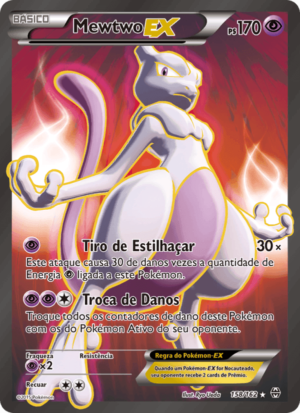 Mewtwo EX, carta 158 de Turbo Revolução