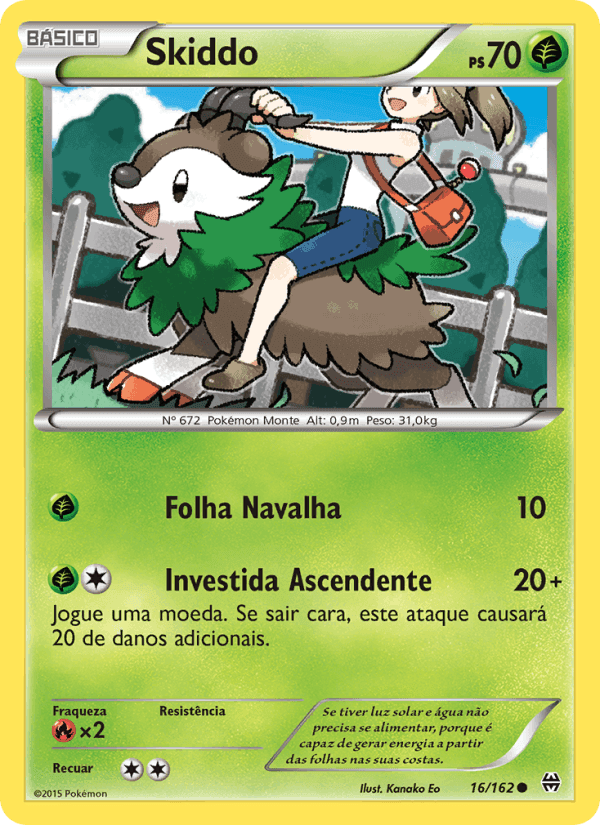 Skiddo, carta 16 de Turbo Revolução