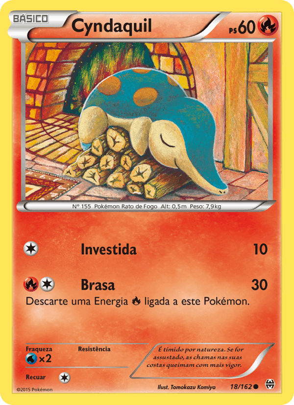 Cyndaquil, carta 18 de Turbo Revolução