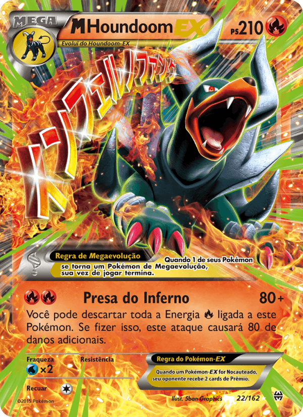 M-Houndoom EX, carta 22 de Turbo Revolução