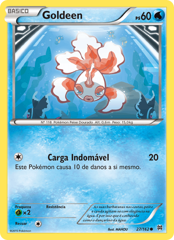 Goldeen, carta 27 de Turbo Revolução
