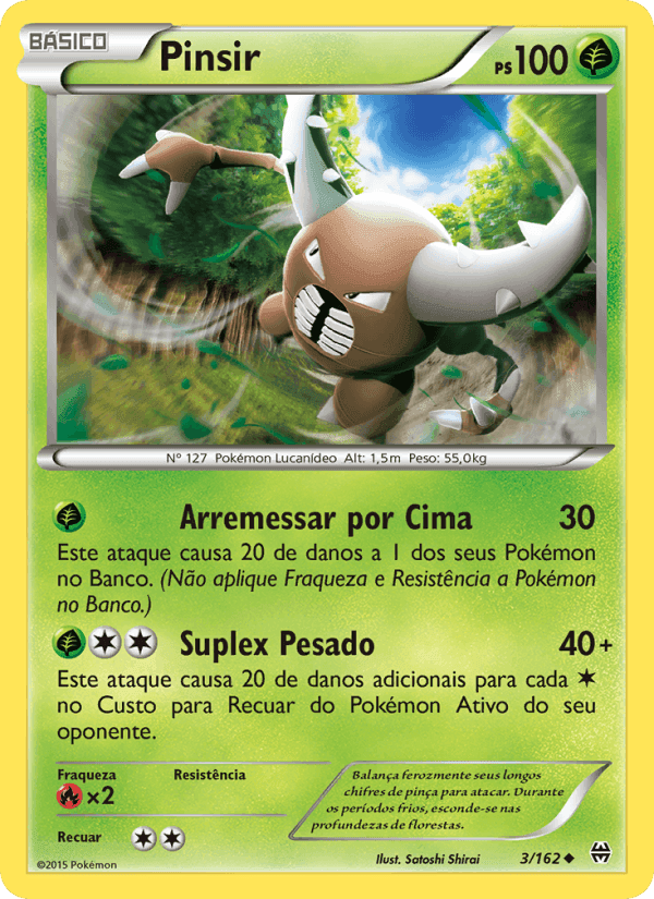 Pinsir, carte 3 de Turbo Revolução