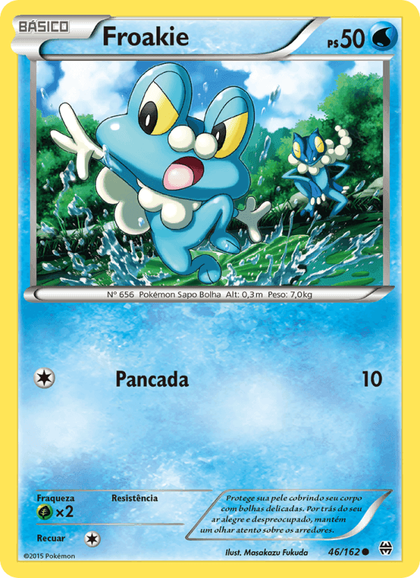Froakie, carta 46 de Turbo Revolução
