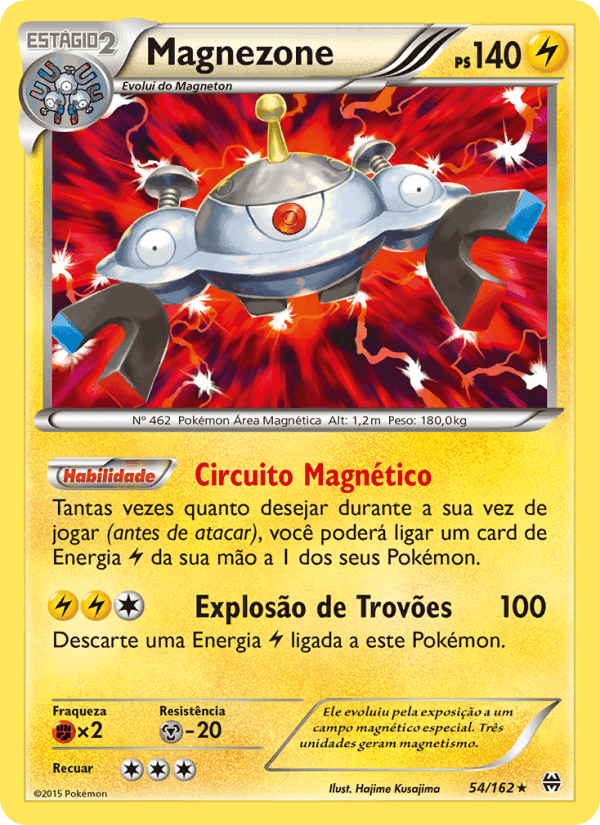 Magnezone, carta 54 de Turbo Revolução