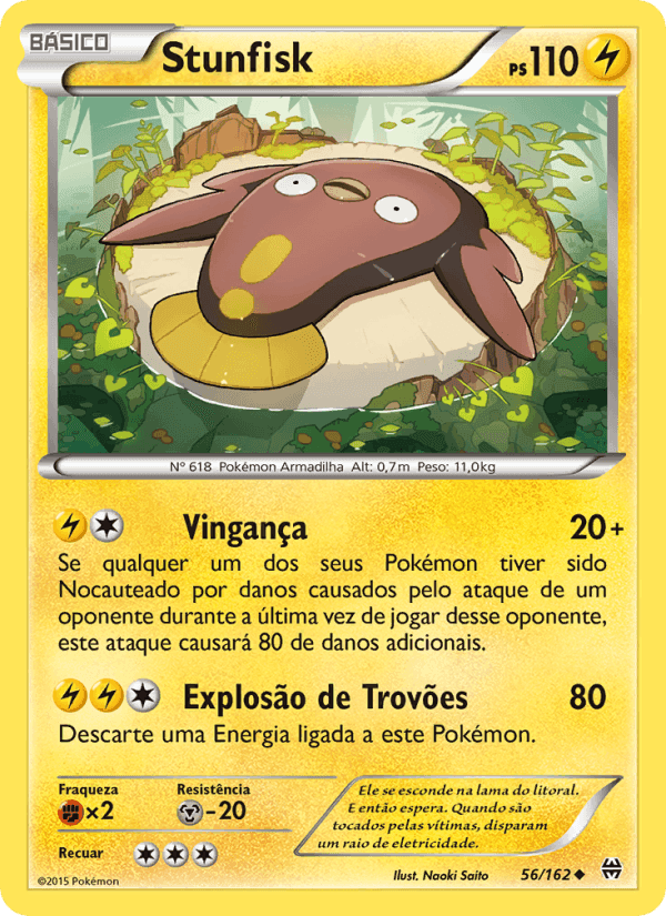 Stunfisk, carta 56 de Turbo Revolução