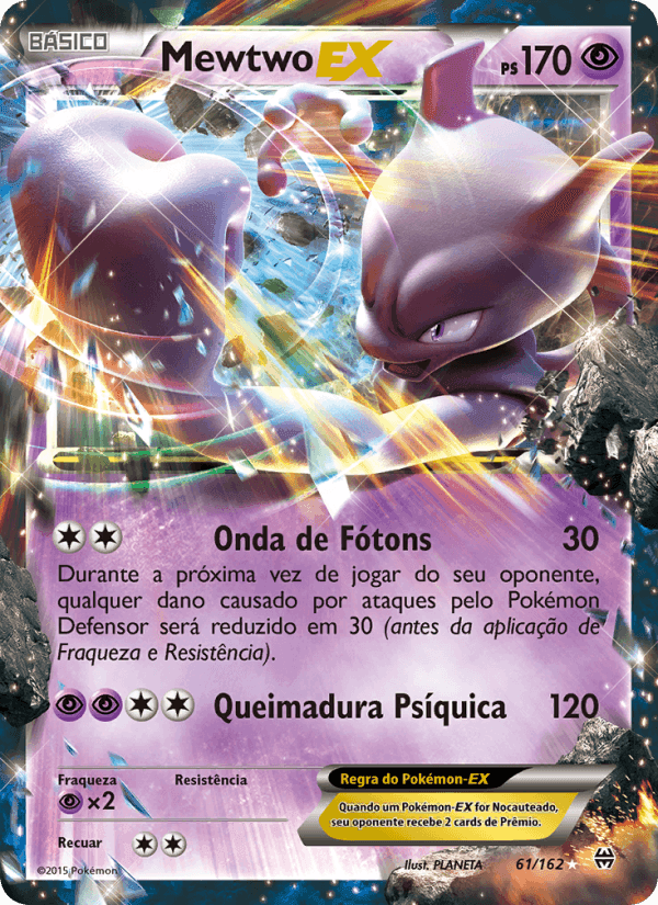 Mewtwo EX, carta 61 de Turbo Revolução