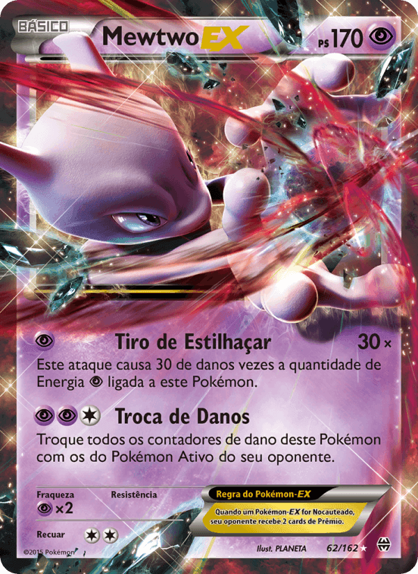 Mewtwo EX, carta 62 de Turbo Revolução