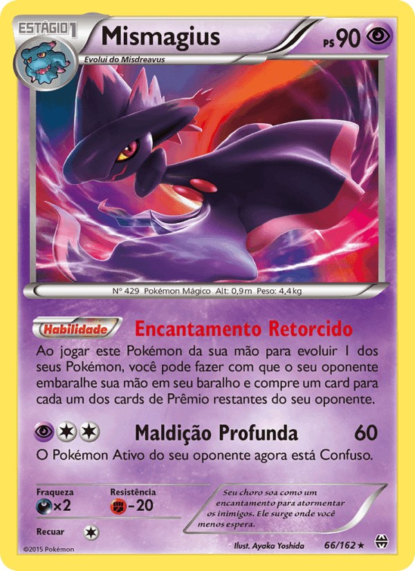 Mismagius, carta 66 di Turbo Revolução