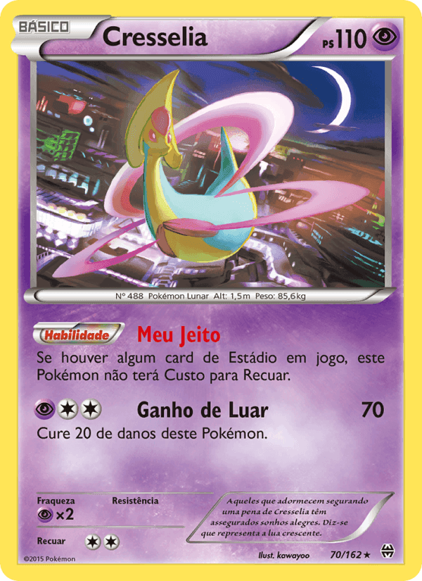 Cresselia, carta 70 de Turbo Revolução